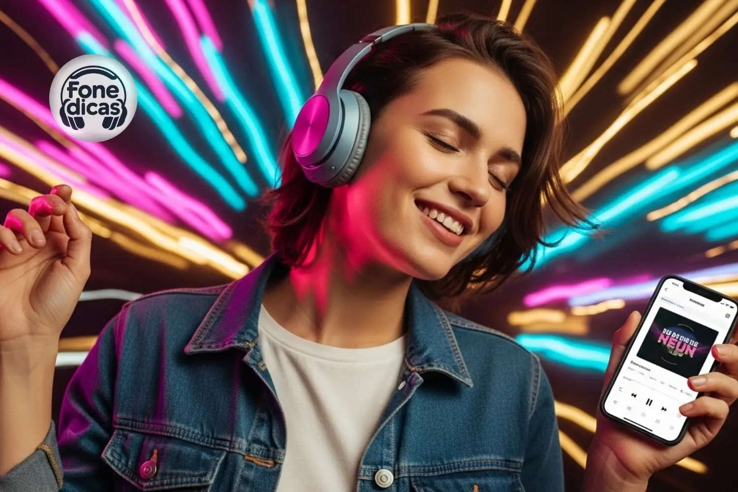 Conteúdos explicativos sobre conforto e qualidade sonora dos fones