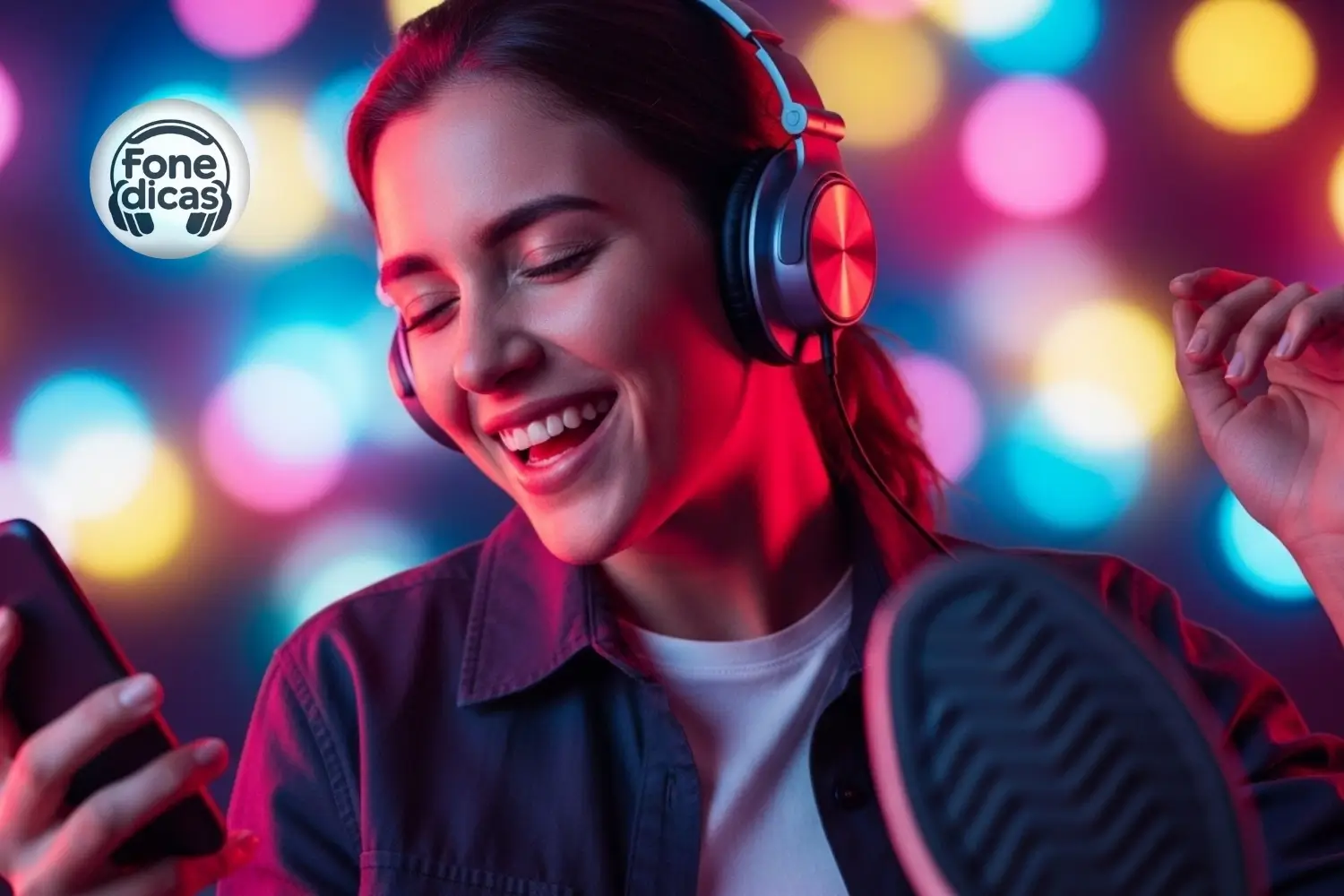 Experiência sonora e recursos em fones de ouvido