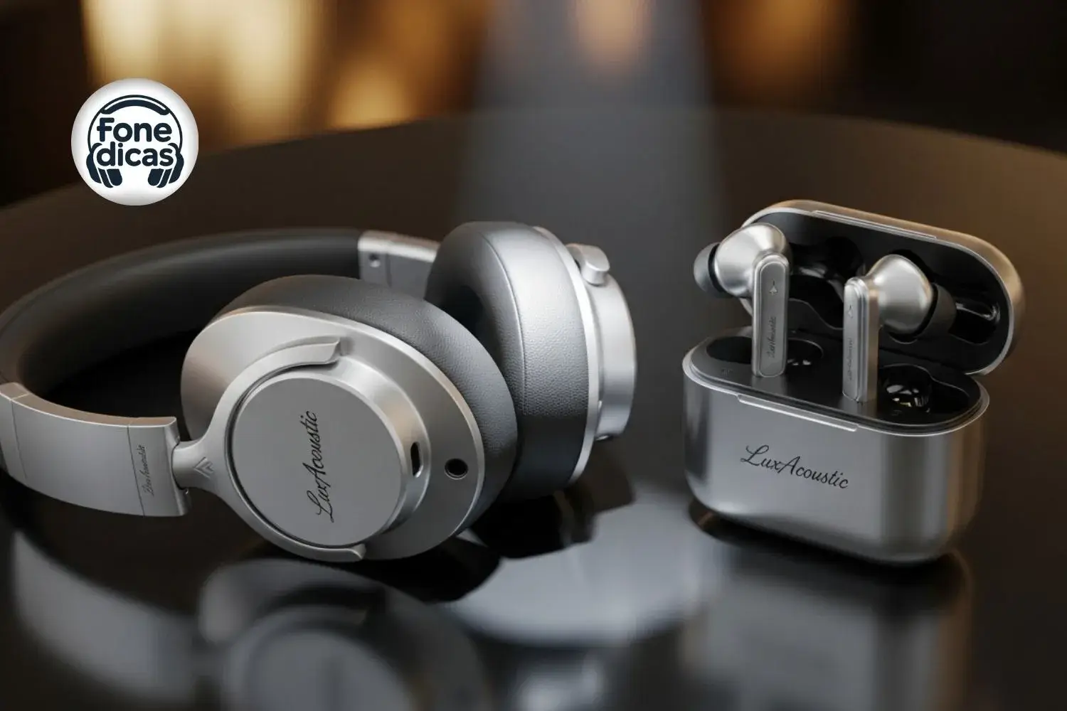 tipo de fone de ouvido sem fio bluetooth