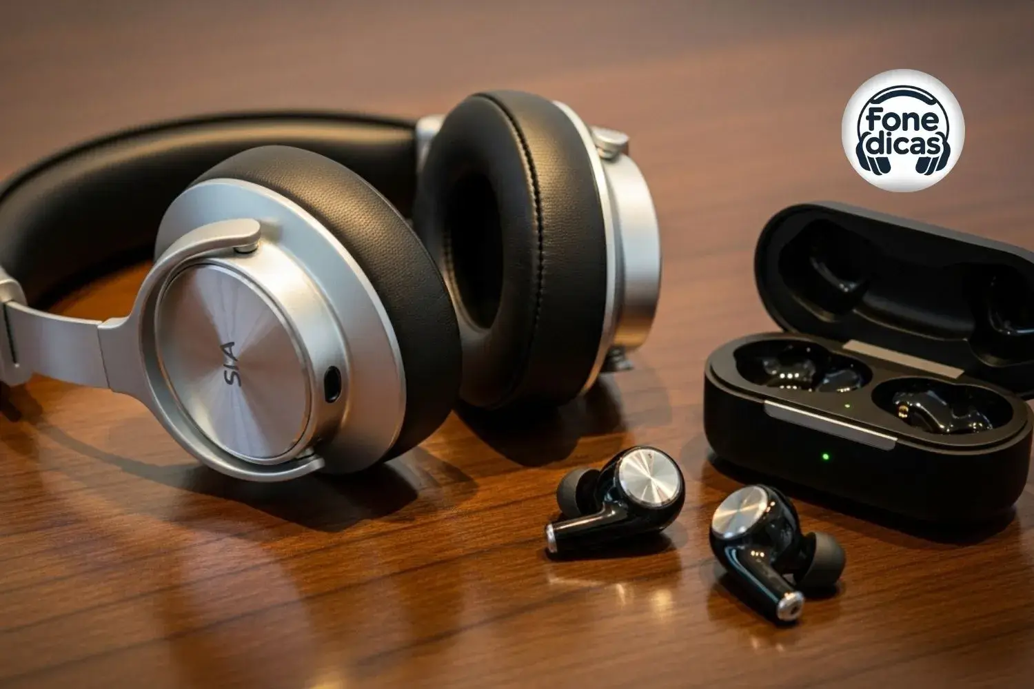 Controle de volume em fones de ouvido e tecnologias de áudio