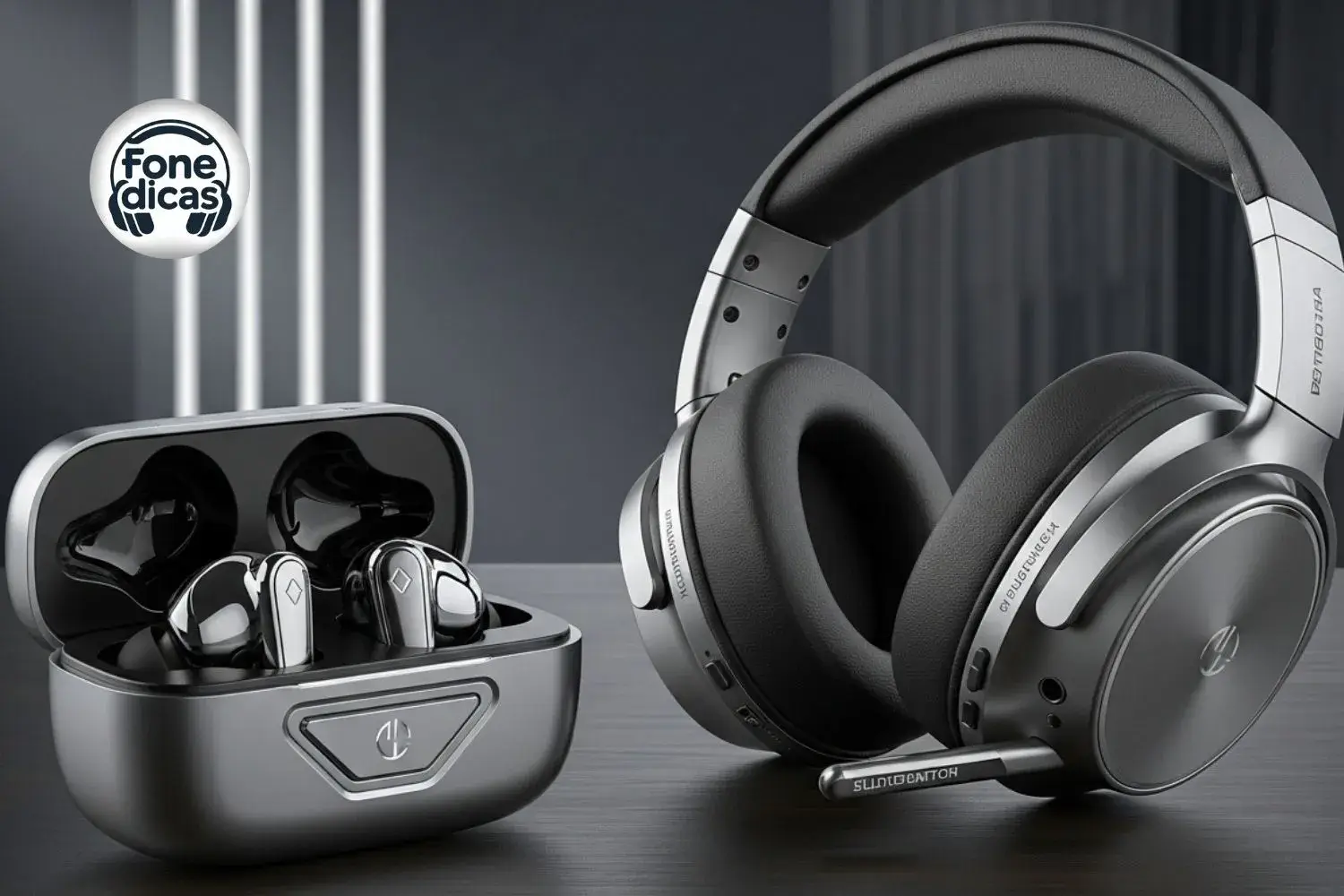 Comparativo tipos de fone de ouvido e saúde