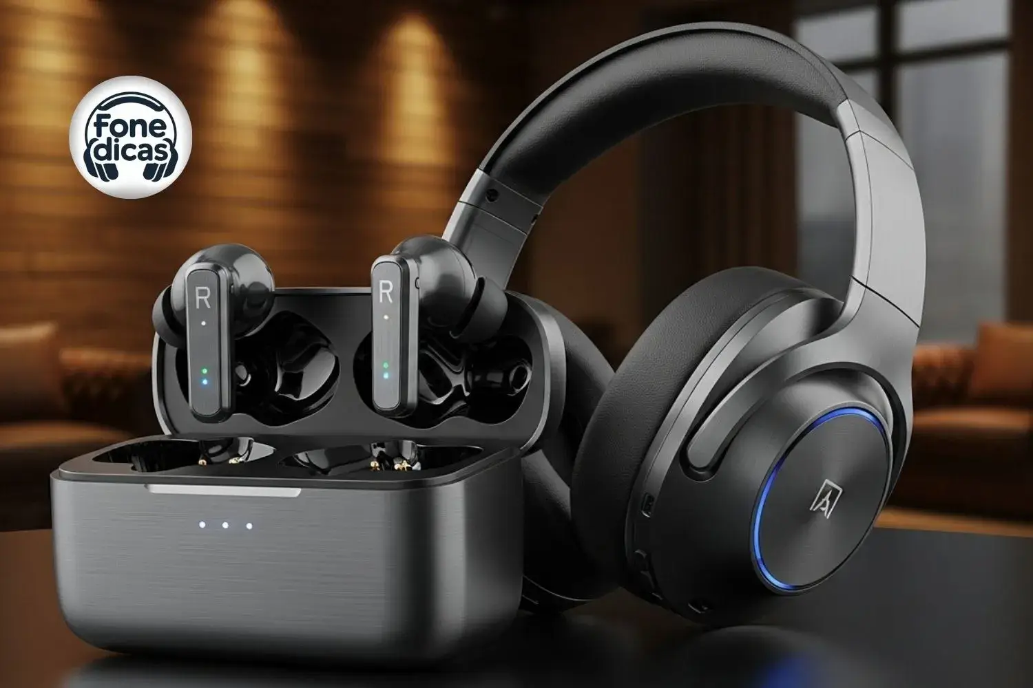 Tipos de fone de ouvido e sistemas de encaixe