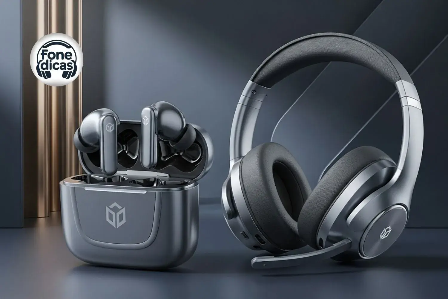 Conforto e recursos práticos em fones de ouvido