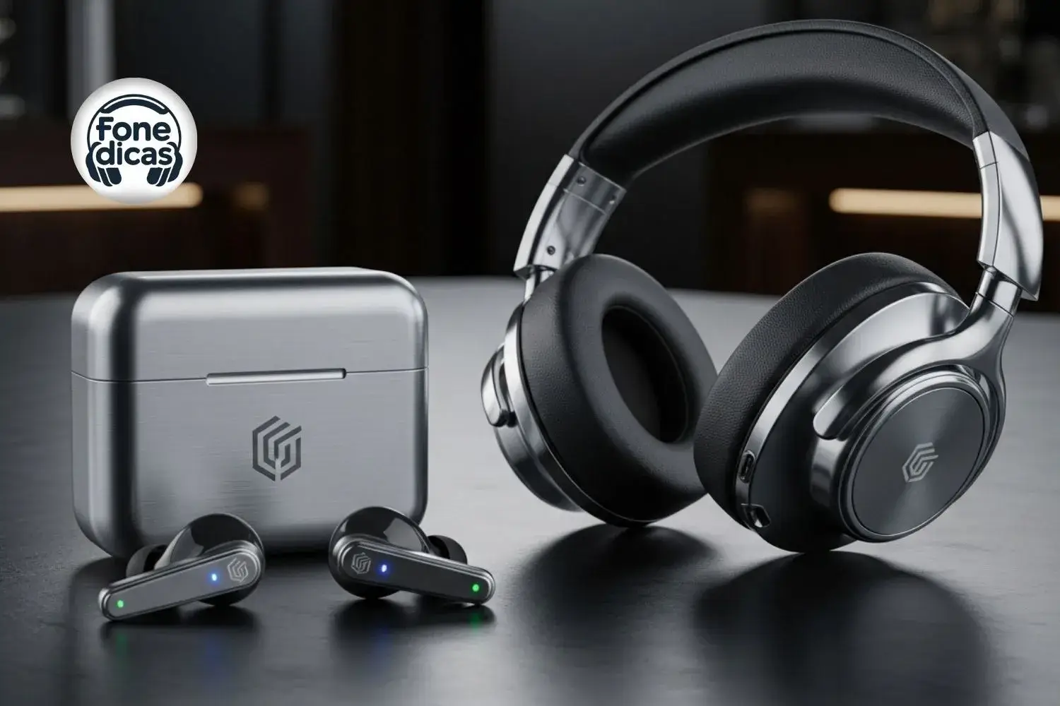 aplicação prática de fones de ouvido confortáveis